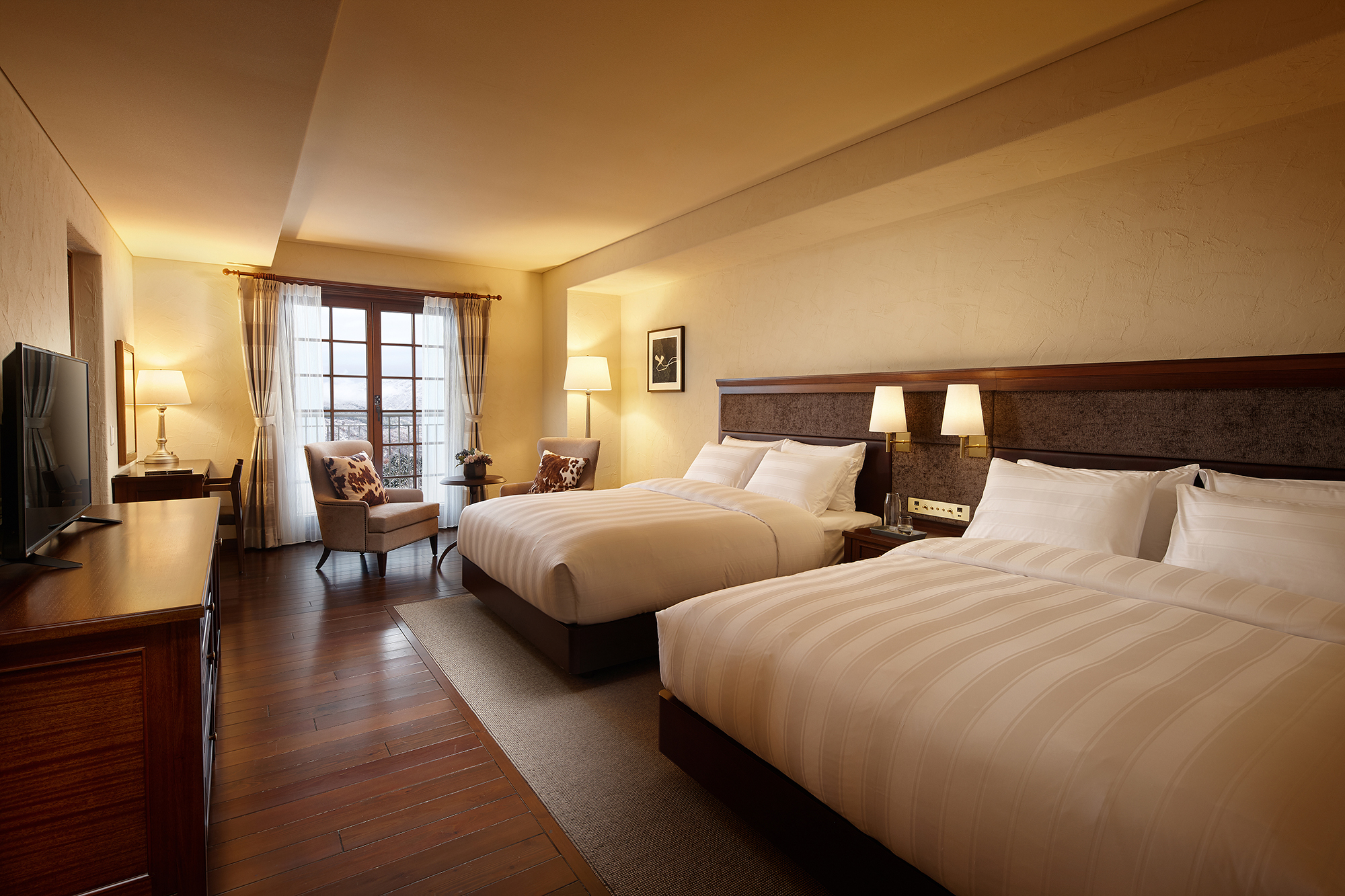 乐天新井度假村 - 客房 - deluxe family twin - 豪华家庭双床房